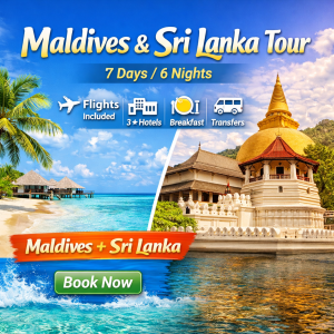 Maldives & Sri Lanka Twin Destination Tour Package (7 Days / 6 Nights)